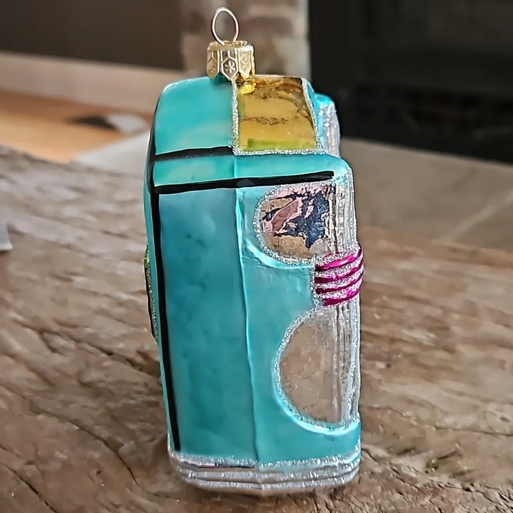 Glass Ornament Juke Box Holiday or Christmas Collectible